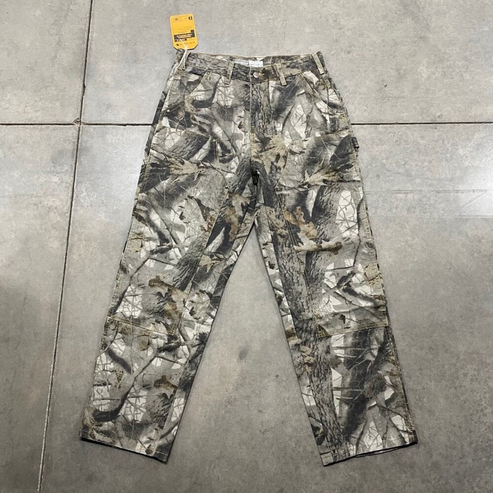 Carhartt Men Cargo Pants Camo Relaxed Fit Waist 32x32 Regular Cargo Work